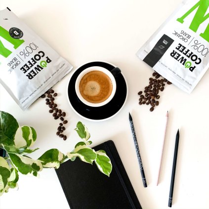 Grains de café bio STRONG 900 g, Powerlogy