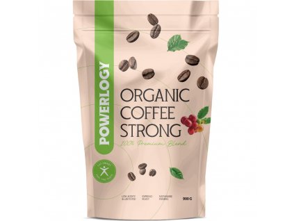 Grains de café bio STRONG 900 g, Powerlogy