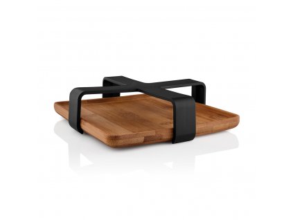 Porte serviette NORDIC KITCHEN 19 x 5 cm, noir, plastique/bambou, Eva Solo