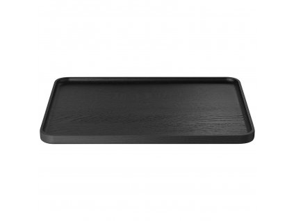 Plateau de service OKU 40 x 30 cm, noir, bois, Blomus