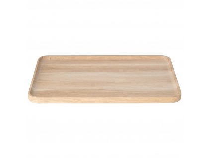 Plateau de service OKU 40 x 30 cm, marron, bois, Blomus