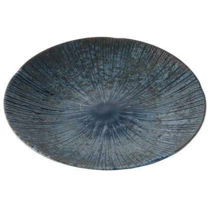 Assiette à tapas ICE DUSK 16,5 cm, bleu, céramique, MIJ