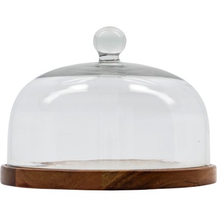 Plat de service FROMAGE 18 cm, brun, bois, Nicolas Vahé