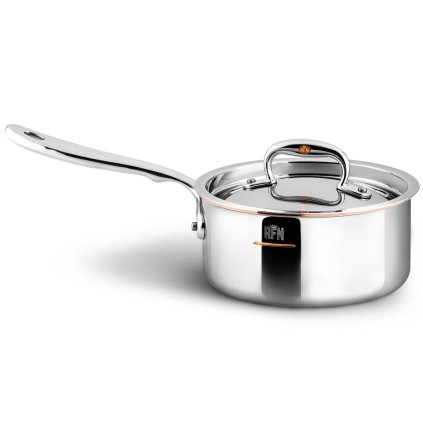 Casserole à sauce CON CUORE 16 cm, argent, cuivre, Ruffoni
