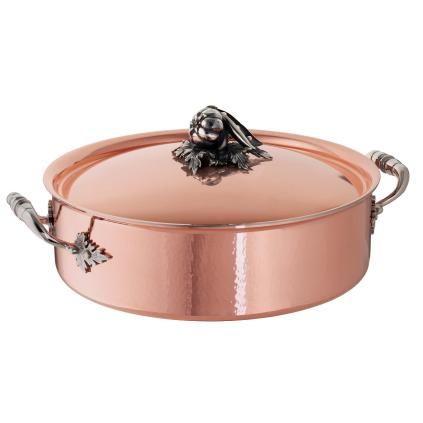 Cocotte basse OPUS CUPRA 30 cm, cuivre, Ruffoni