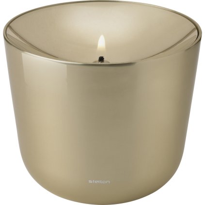Lampe à huile SOLIS 11 cm, laiton, aluminium, Stelton