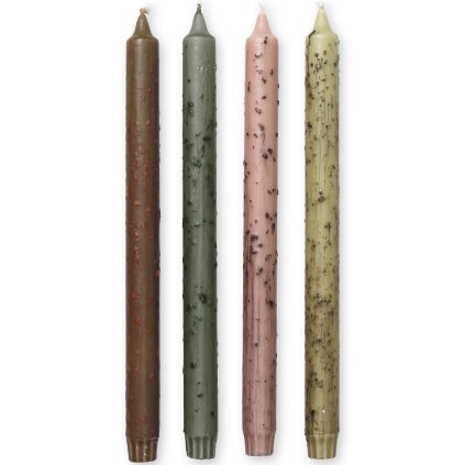 Bougie chandelle MUR 30 cm, set de 4 pc, ferme LIVING