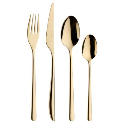 220868 sada priboru florence sunshine sada 24 ks zlata pintinox