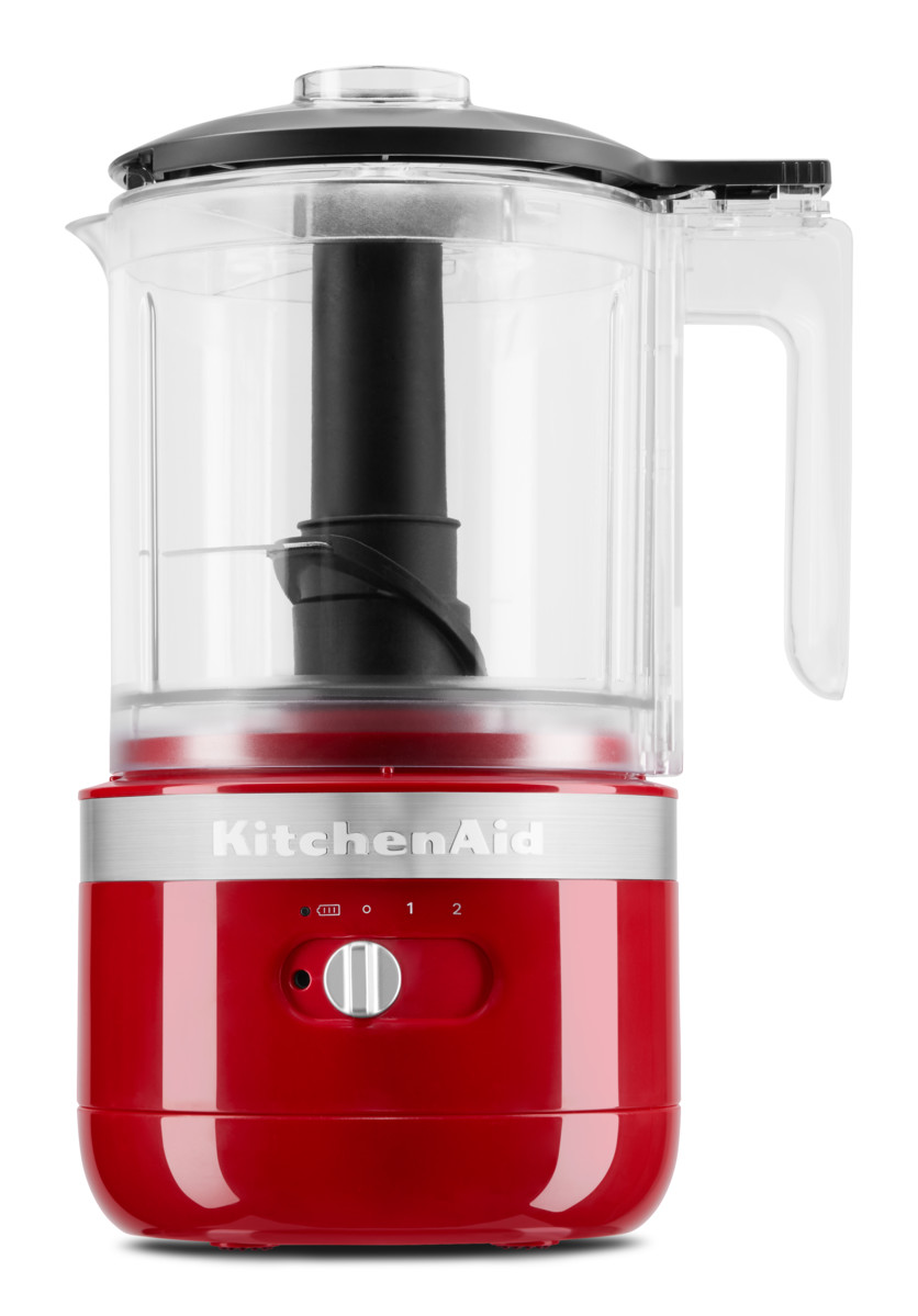 Hachoir électrique 5KFCB519, sans fil, rouge royal, KitchenAid