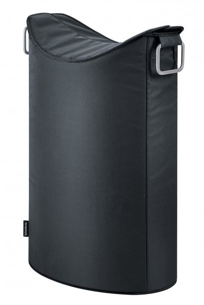 Sac à linge FRISCO 65 l, noir, Blomus