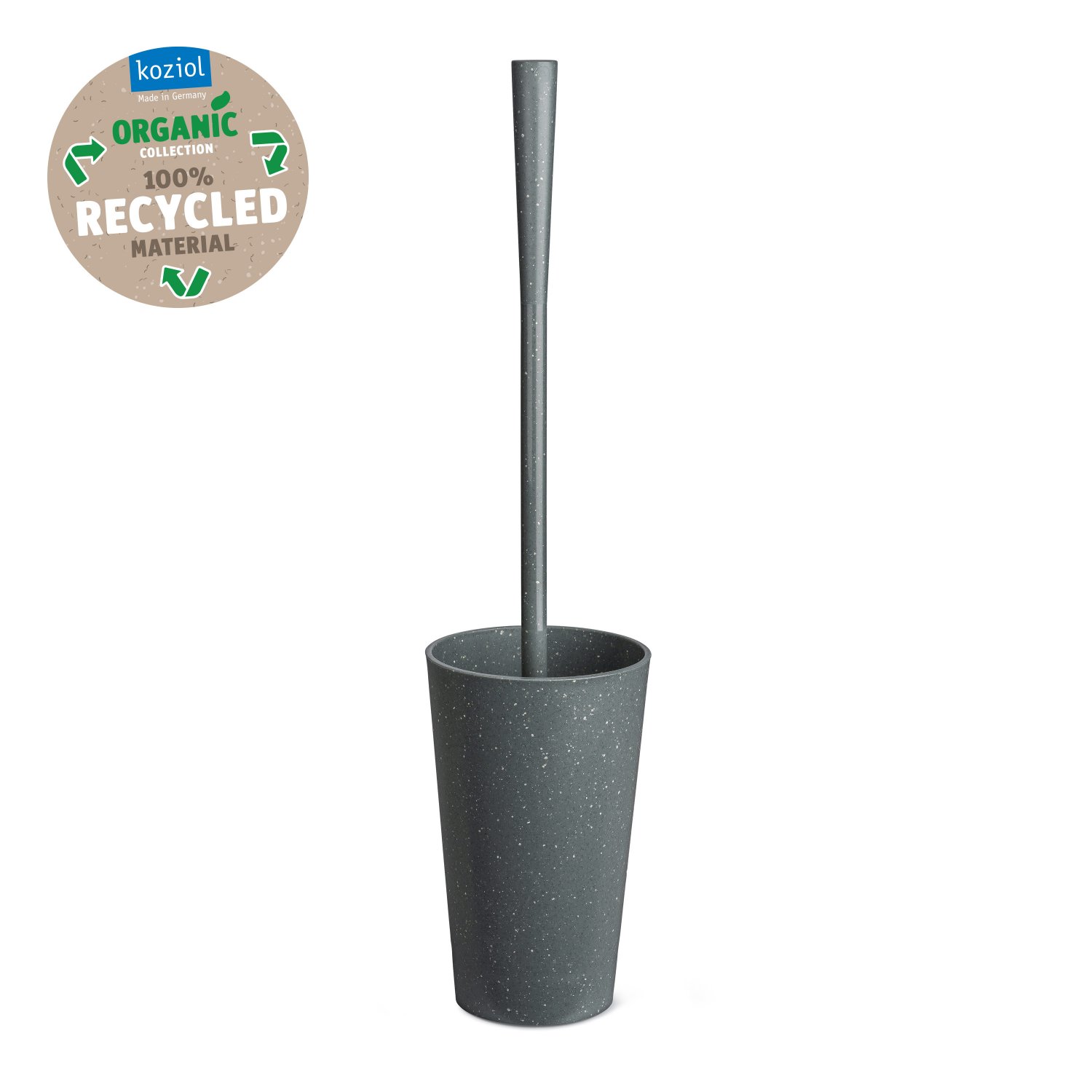 Support brosse de toilette RIO, gris nature, Koziol