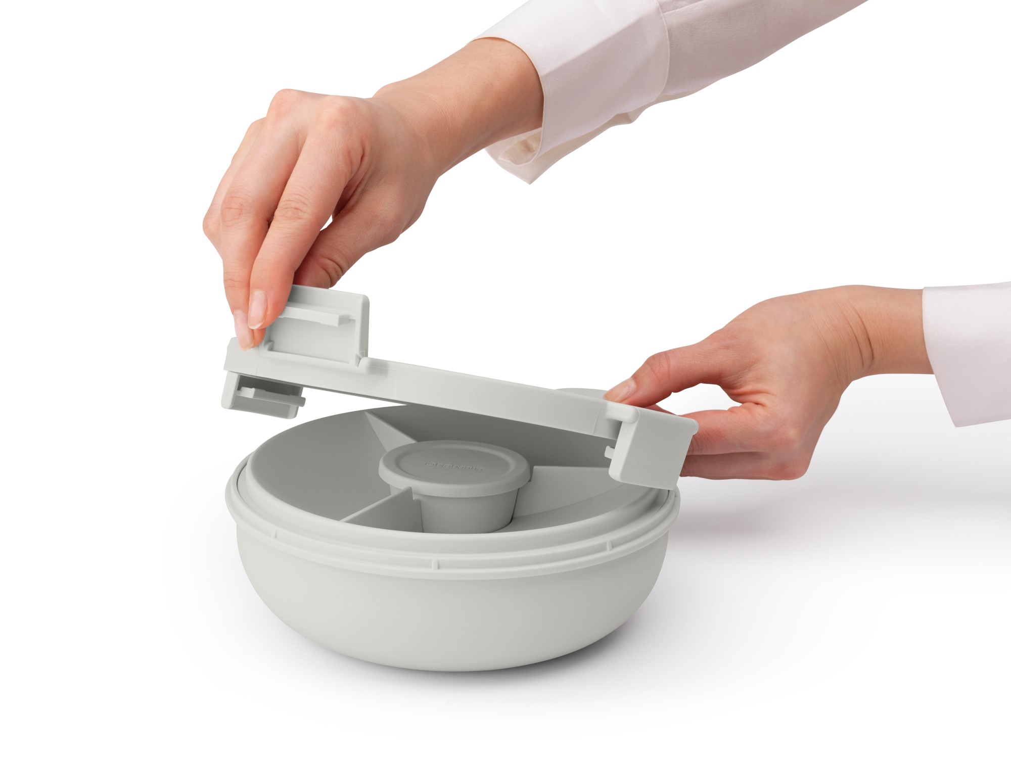 Bol à lunch MAKE & TAKE 1,3 l, gris clair, Brabantia