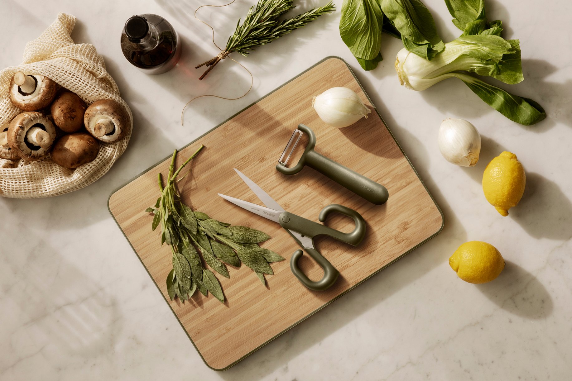 Ciseaux de cuisine GREEN TOOL 20 cm, vert, Eva Solo