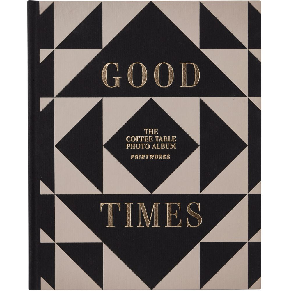 Album photo GOOD TIMES, noir et blanc, Printworks