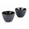 Tasse à thé XILIN, set de 2 pièces, bleu, fonte, Bredemeijer