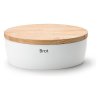 Boîte à pain 36 cm, avec couvercle en bois/planche à découper, Continenta