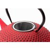 Théière XILIN 800 ml, rouge, en fonte, Bredemeijer