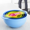 Ensemble de Bol de cuisine NEST DUO , 8 pièces, avec tasses à mesurer, empilables, colorées, Joseph Joseph