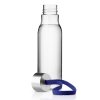 Bouteille d'eau 500 ml, avec bracelet bleu foncé, plastique Eva Solo