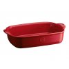 Plat de cuisson four 29 x 19 cm, rouge bordeaux, Emile Henry