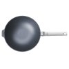 Wok DIAMOND LITE PRO 32 cm, manche en acier inoxydable, titane, WOLL