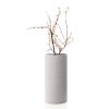 Vase COLUNA L, 29 cm, gris clair, Polystone, Blomus