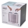 Poubelle de salle de bain SPLIT, double, acier inoxydable, Joseph Joseph