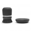 Brosse à vaisselle avec distributeur de liquide vaisselle, gris, Brabantia