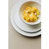 Assiette EQUINOXE, set de 6 pc, 28 cm, coton blanc, REVOL