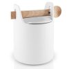 Bocal de rangement 15 cm, avec une cuillère en bois, blanc, Eva Solo