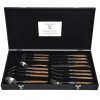 Ménagère LUXURY, 16 pièces, manches en bois d'olivier, Laguiole