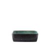 Plat à four, set de 2 pc, noir/vert, Bitz