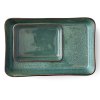 Plat à four, set de 2 pc, noir/vert, Bitz