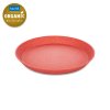 Assiette en plastique CONNECT, set de 4 pc, 20,5 cm, corail, Koziol