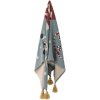 Couverture pour enfants PRANA 160 x 130 cm, bleu, coton, Bloomingville