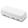 Boîte rangement pour oeufs EGGS TO GO 28 cm, pour 10 oeufs, coton blanc, Koziol