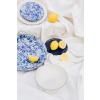 Assiette EQUINOXE, set de 6 pc, 26 cm, coton blanc,REVOL