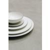 Assiette EQUINOXE, set de 2 pc, 31 cm, coton blanc, REVOL