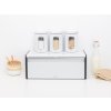 Boîte à pain FALL FRONT 46,5 cm, blanc, Brabantia