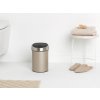 Poubelle à couvercle tactile TOUCH BIN 3 l, champagne, Brabantia
