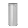 Poubelle à couvercle tactile TOUCH BIN NEW 30 l, gris métallisé, Brabantia