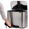 Poubelle à pédale BO 36 l, acier mat, Brabantia