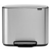 Poubelle à pédale BO 36 l, acier mat, Brabantia