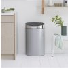 Poubelle à couvercle tactile NEW 40 l, gris métallisé, Brabantia