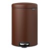 Poubelle à pédale NEWICON 20 l, brun minéral, Brabantia