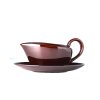 Saucière MIKASA 500 ml, avec soucoupe, caramel, MIJ
