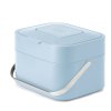 Poubelle de cuisine STACK 4 l, bleu clair, Joseph Joseph
