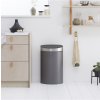 Poubelle à couvercle tactile TOUCH BIN NEW 40 l, platine mat, Brabantia