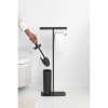 Porte papier toilette sur pied avec support brosse de toilette MINDSET, gris minéral, Brabantia