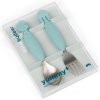 Set de couverts pour enfants YUMMYPLUS SEA FRIENDS 2 pièces, bleu, Done by Deer